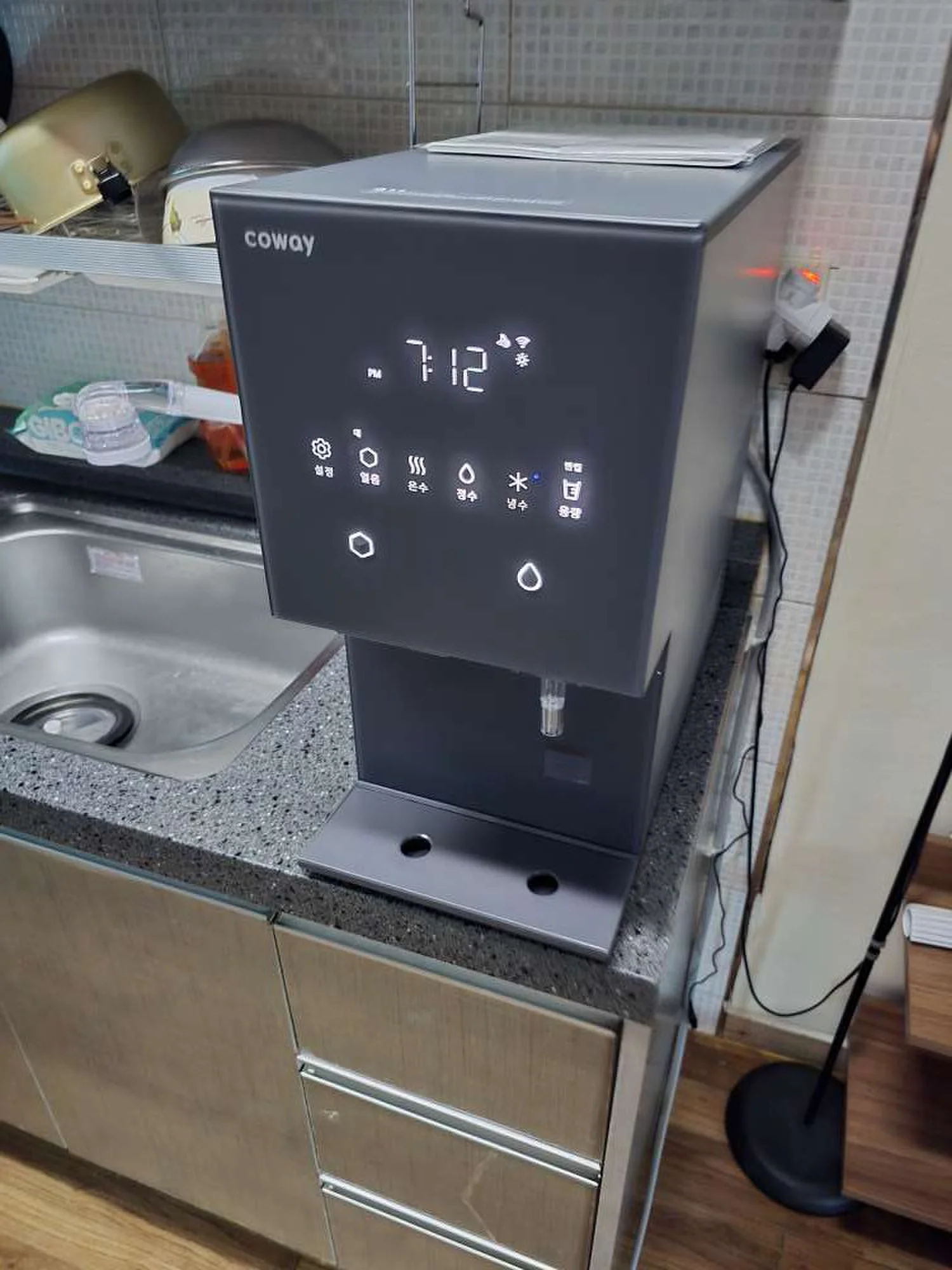 상동 아이콘 얼음정수기 오리지널 CHPI-7400N 설치사례