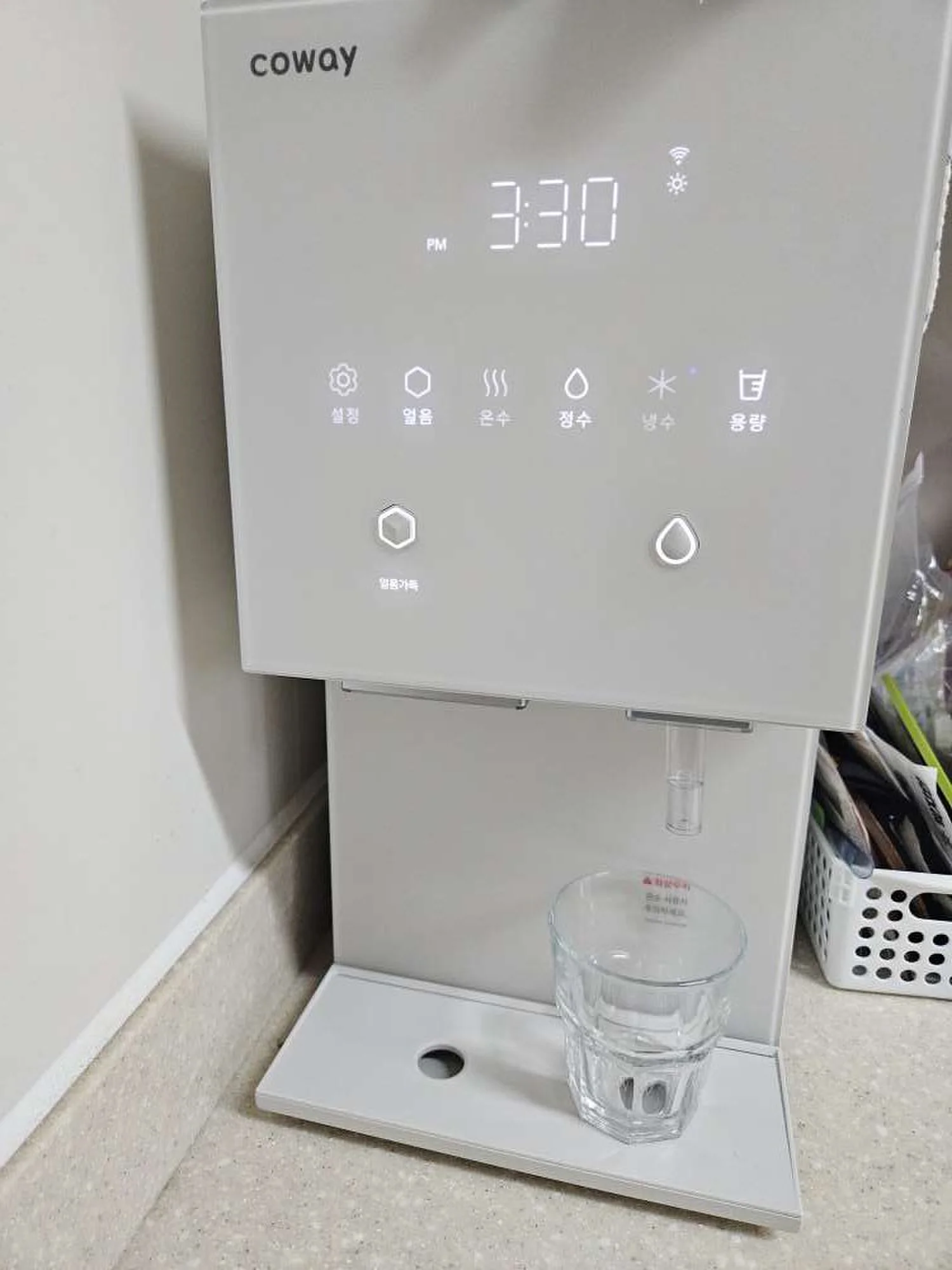 청담동 아이콘 얼음정수기 오리지널 CHPI-7400N 설치사례
