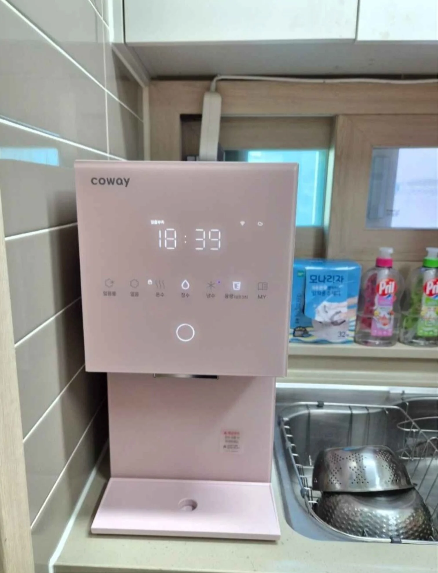 반곡동 스탠다드얼음정수기 설치사례